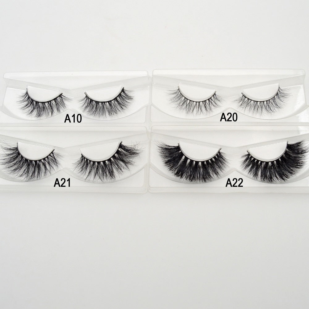 3D Mink Eyelashes Crossing Mink Lashes Hand Made Full Strip Eye Lashes 34 Styles cilios naturais False Lashes