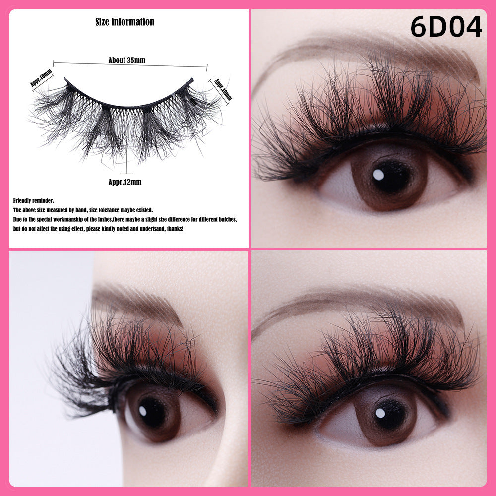 5 Pairs Of Thick False Eyelashes