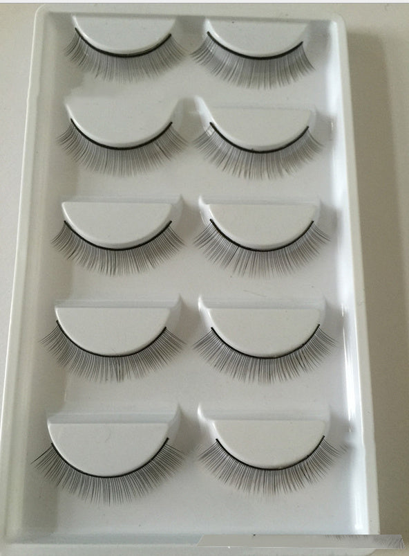 Grafting eyelashes students practice flat  8mm false eyelashes 5 pairs of practice hair big care 5 pay