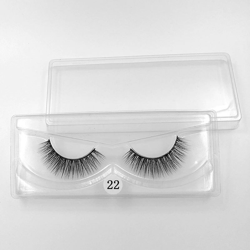 Multi-layer 3d False Eyelashes 1 Pair Set, Natural Volume