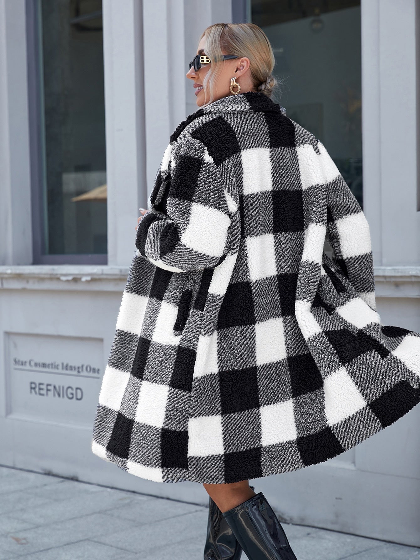 Clasi Buffalo Plaid Flannel Coat