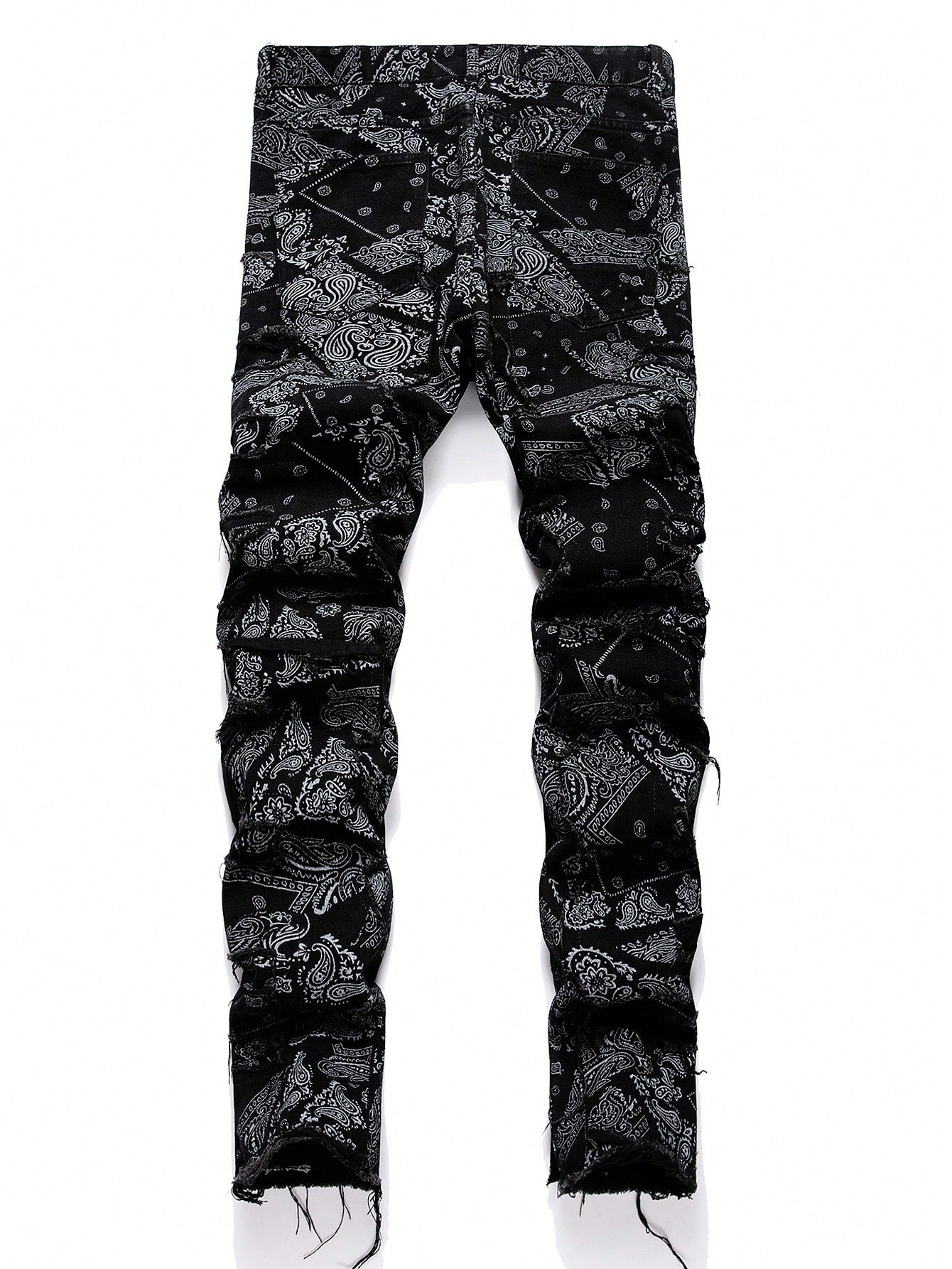 Men's y2k Printed Denim Jeans