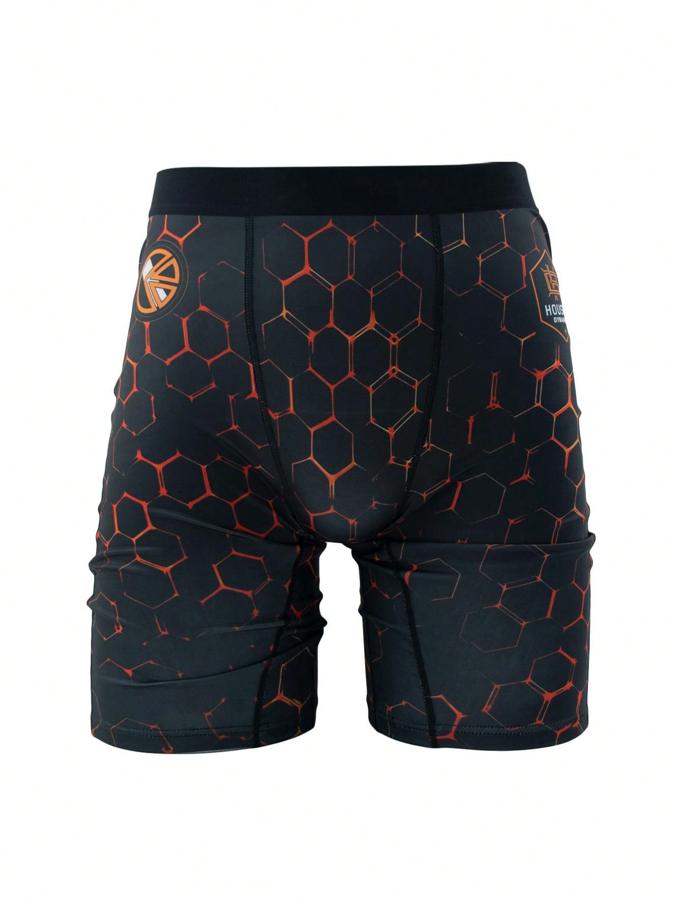 4pcs Men Printed Long Boxer Briefs