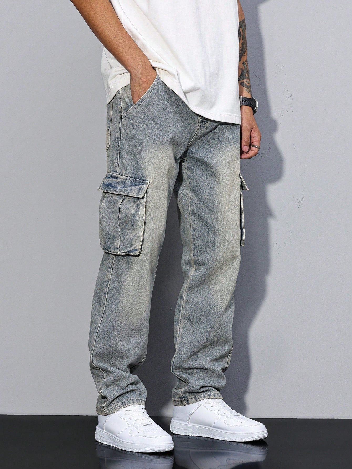 Men's Jay Cargo Denim Jeans