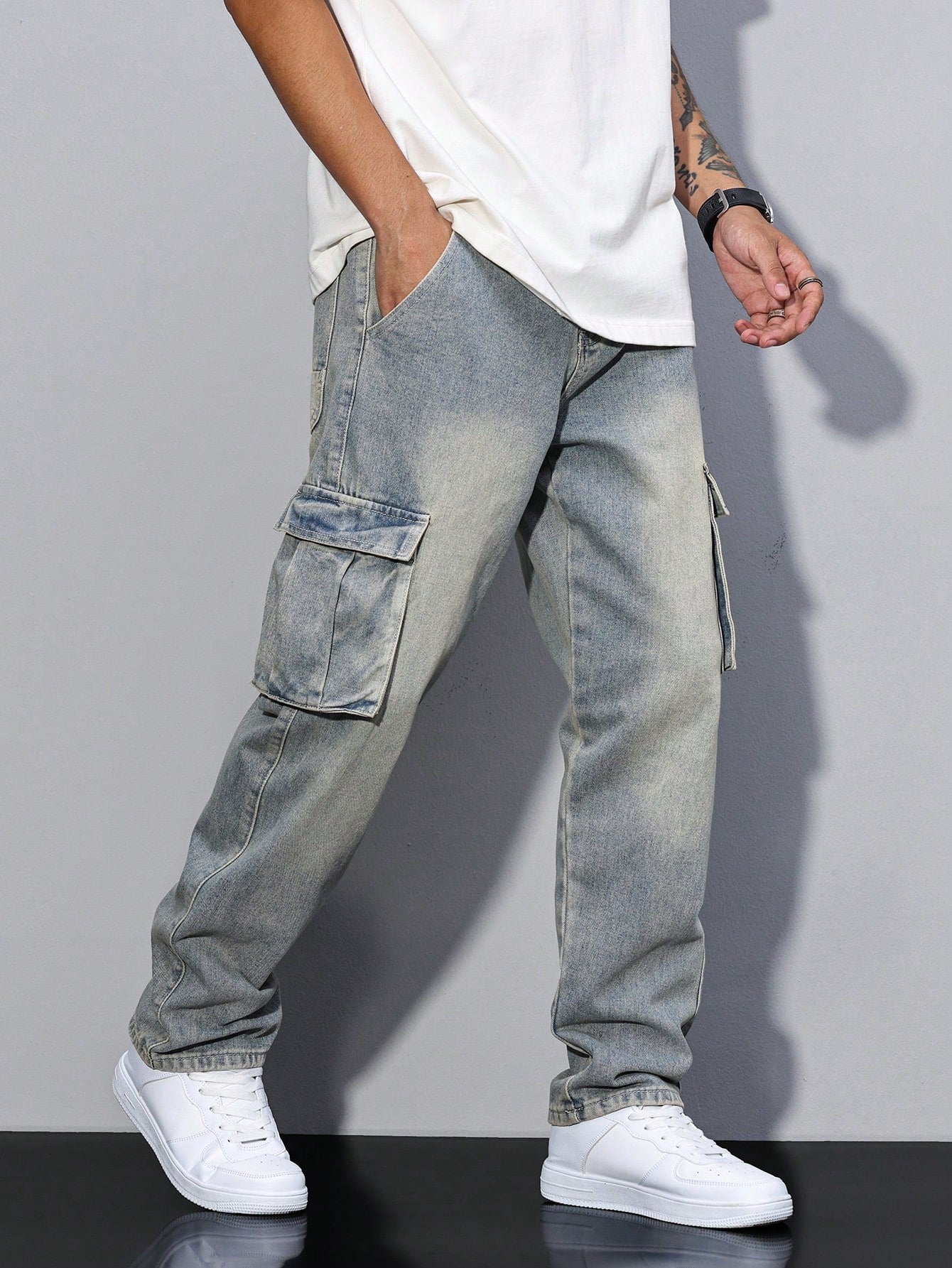 Men's Jay Cargo Denim Jeans