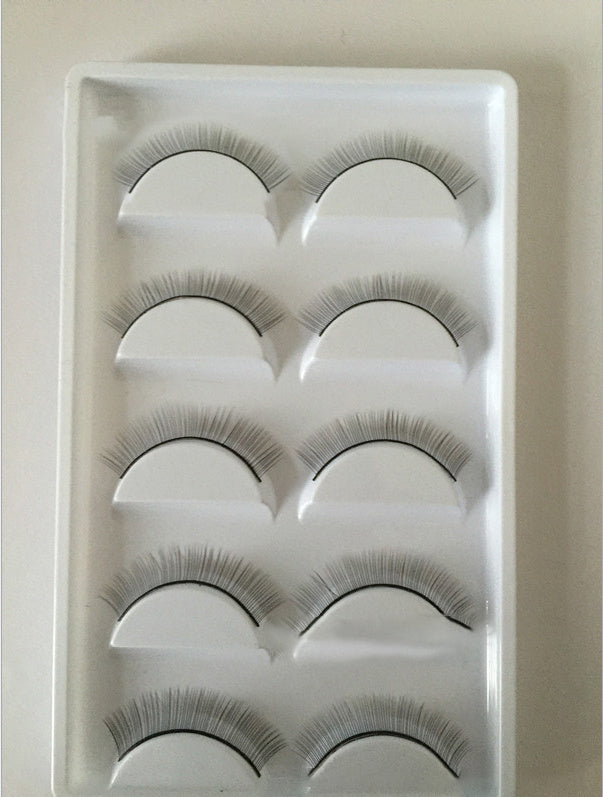 Grafting eyelashes students practice flat  8mm false eyelashes 5 pairs of practice hair big care 5 pay