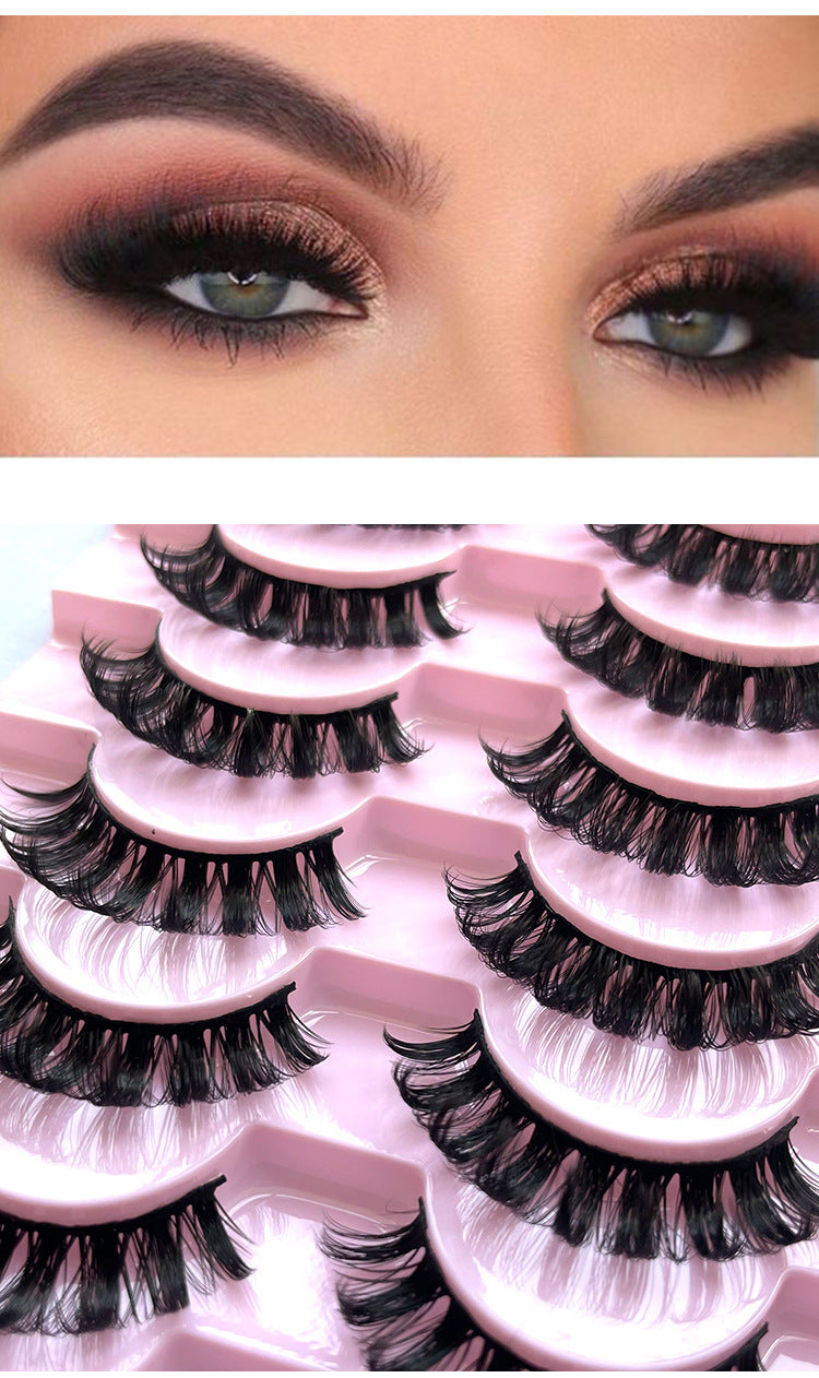 Thick Curl 10 Pairs Of Big Eye Mink Hair Eyelash