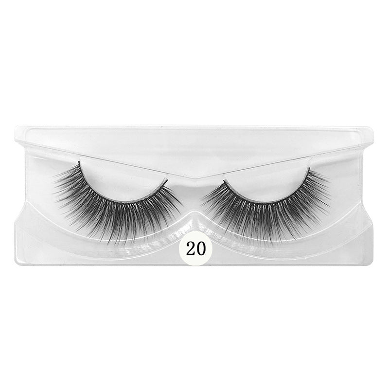 Multi-layer 3d False Eyelashes 1 Pair Set, Natural Volume