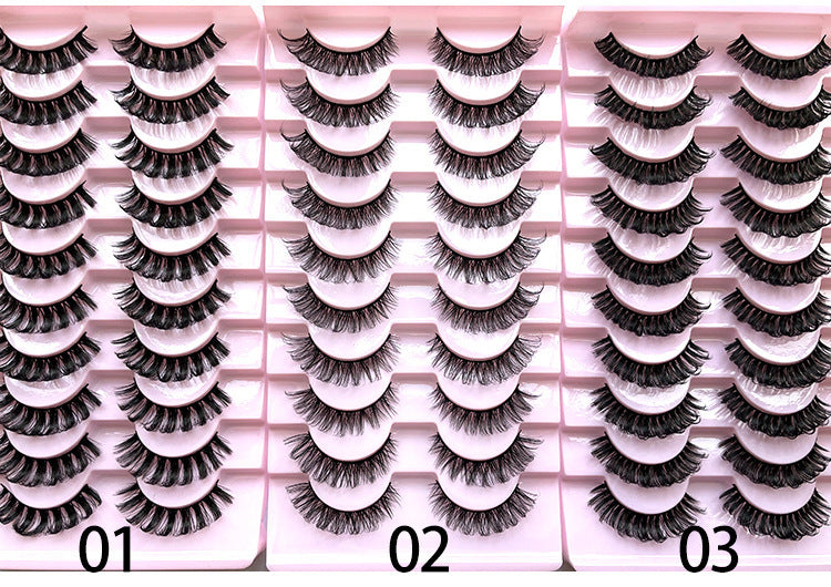 Thick Curl 10 Pairs Of Big Eye Mink Hair Eyelash