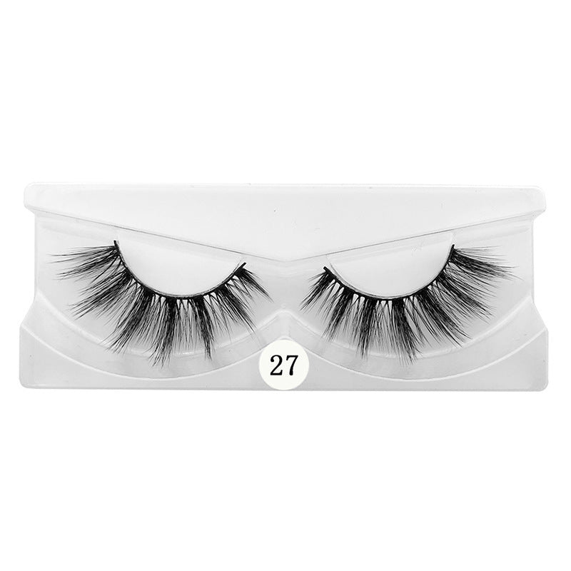 Multi-layer 3d False Eyelashes 1 Pair Set, Natural Volume