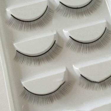 Grafting eyelashes students practice flat  8mm false eyelashes 5 pairs of practice hair big care 5 pay