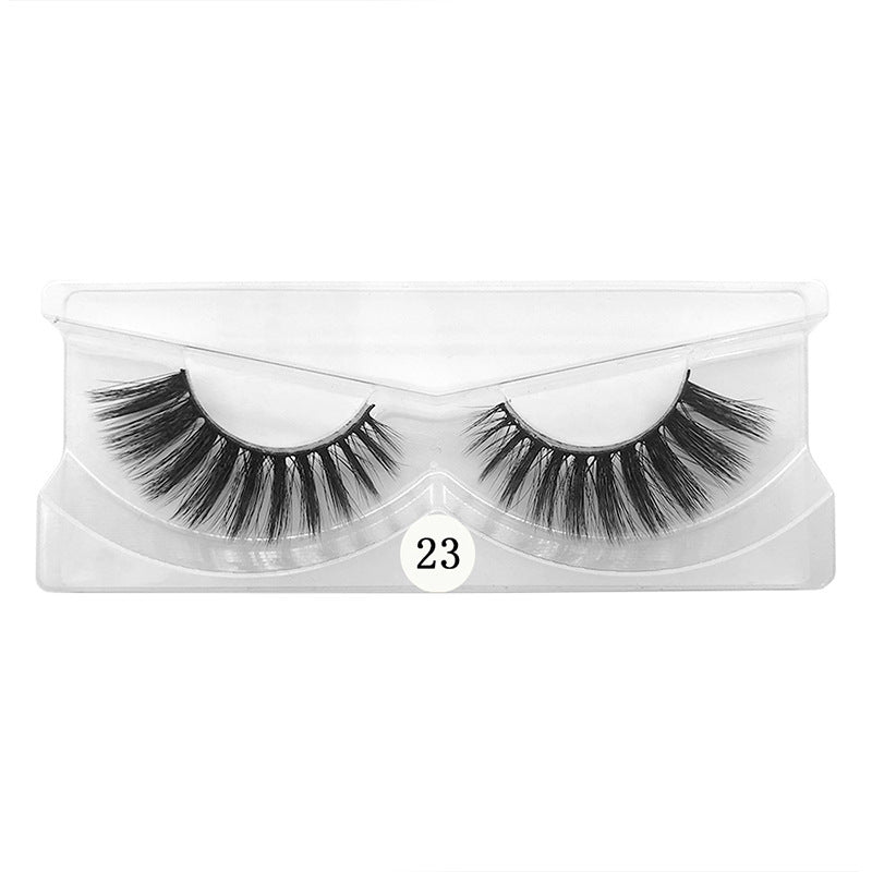 Multi-layer 3d False Eyelashes 1 Pair Set, Natural Volume