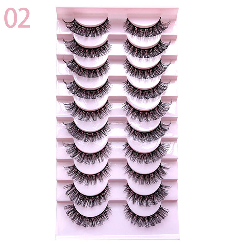 Thick Curl 10 Pairs Of Big Eye Mink Hair Eyelash