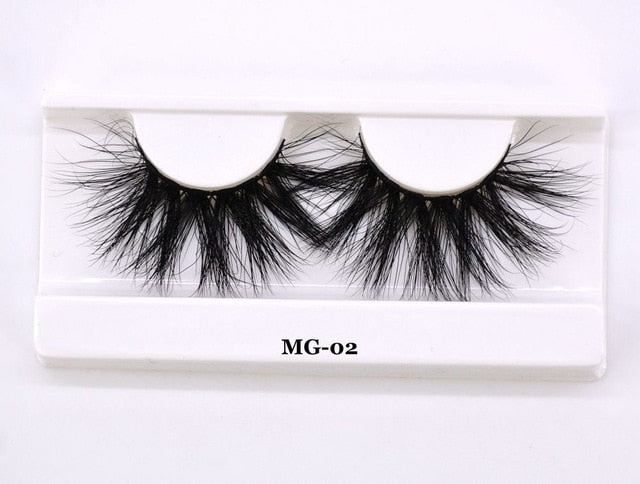 NEW 25mm Long 3D mink lashes extra length mink eyelashes Big dramatic Mink Lashes 100% Cruelty free Handmade thick false eyelash