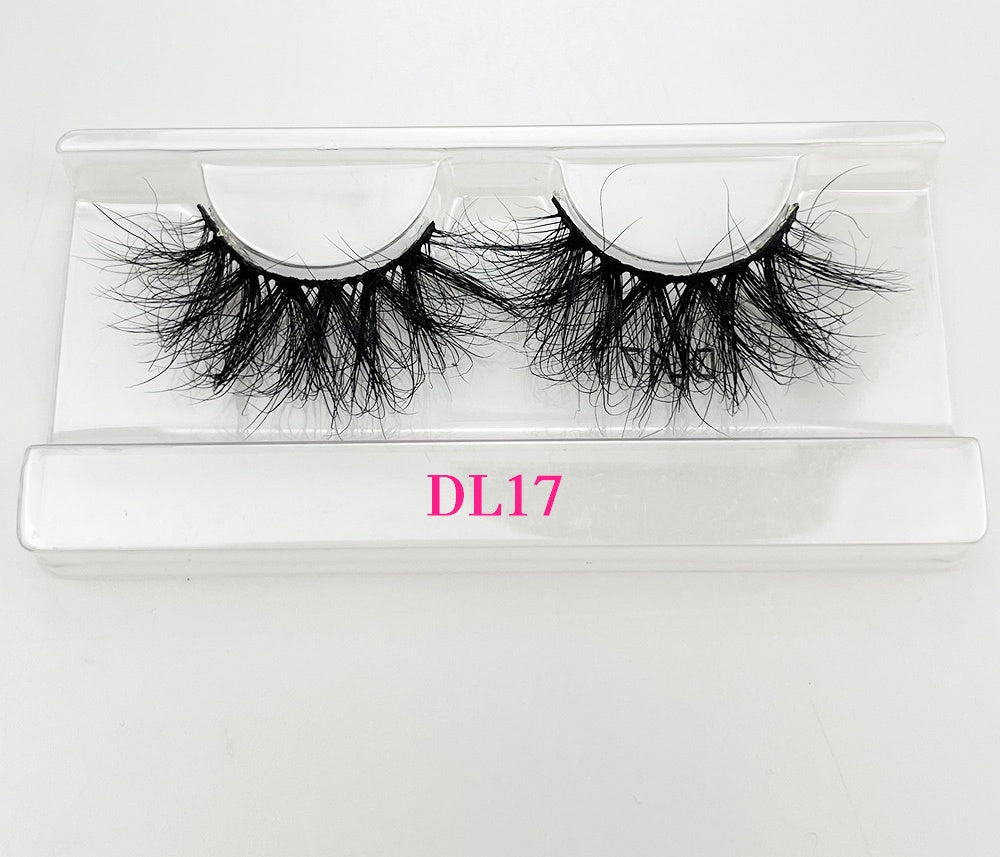 Three-dimensional Multi-layer Eyelashes 25mm3D False Eyelashes Mink Thick Fluffy