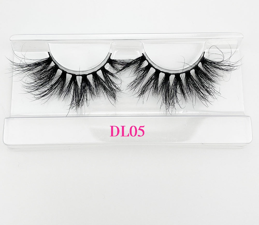 Three-dimensional Multi-layer Eyelashes 25mm3D False Eyelashes Mink Thick Fluffy