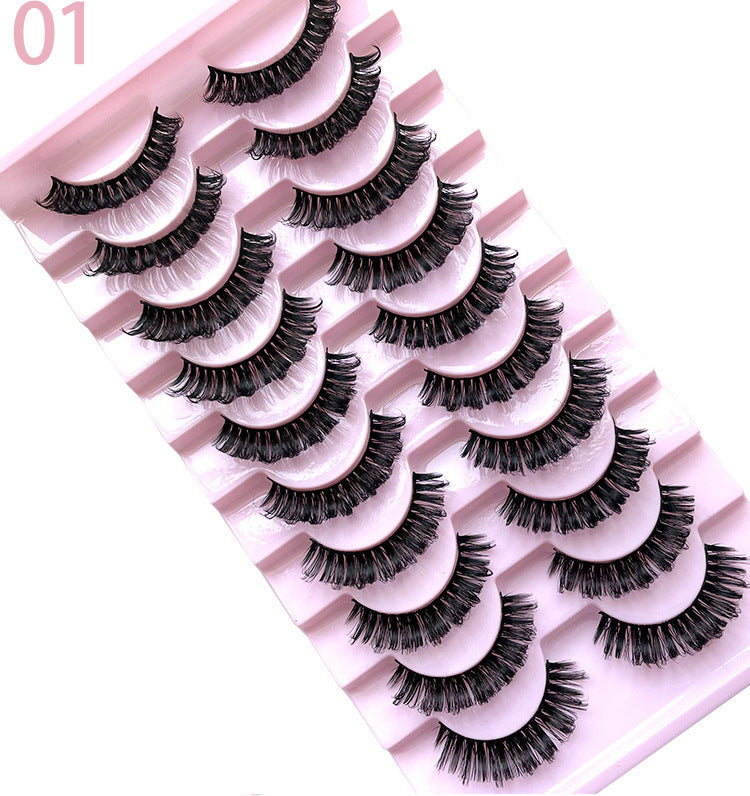 Thick Curl 10 Pairs Of Big Eye Mink Hair Eyelash