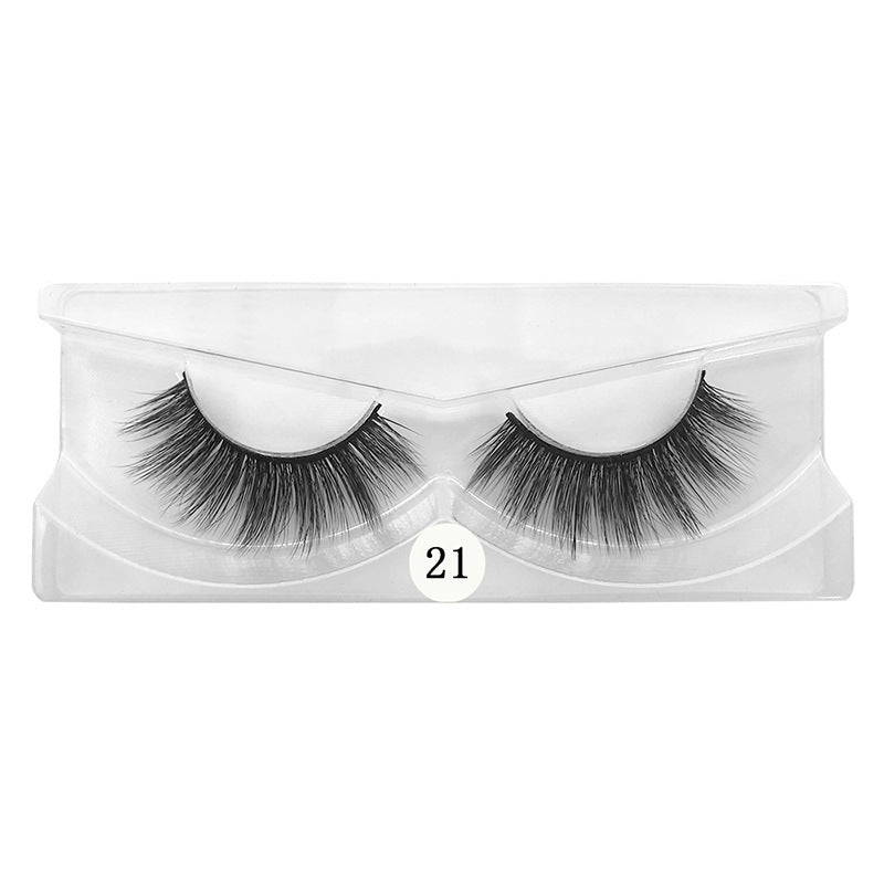 Multi-layer 3d False Eyelashes 1 Pair Set, Natural Volume