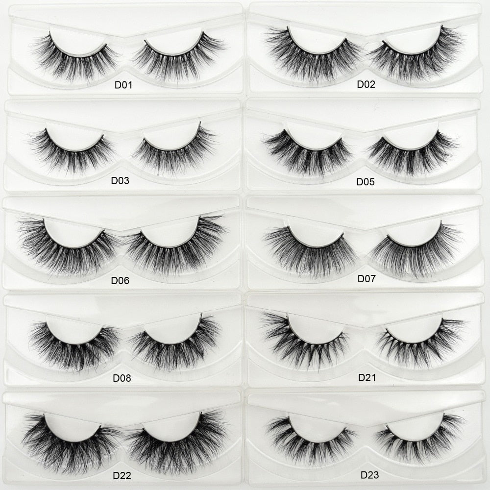 3D Mink Eyelashes Crossing Mink Lashes Hand Made Full Strip Eye Lashes 34 Styles cilios naturais False Lashes