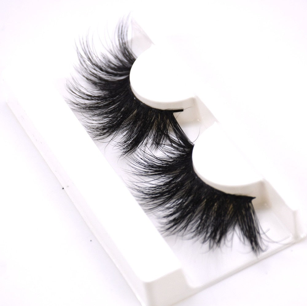 NEW 25mm Long 3D mink lashes extra length mink eyelashes Big dramatic Mink Lashes 100% Cruelty free Handmade thick false eyelash