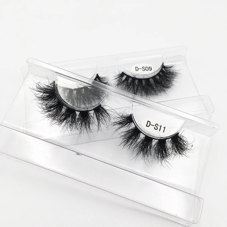 RED SIREN Mink Lashes Real Mink Hair Messy Fluffy Lashes Short Soft Natural Eyelashes Mink Eye Lashes Makeup Mink Eyelashes