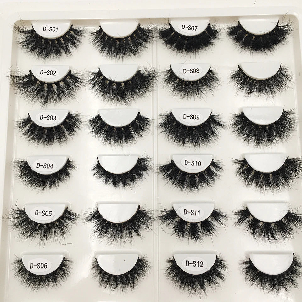 RED SIREN Mink Lashes Real Mink Hair Messy Fluffy Lashes Short Soft Natural Eyelashes Mink Eye Lashes Makeup Mink Eyelashes