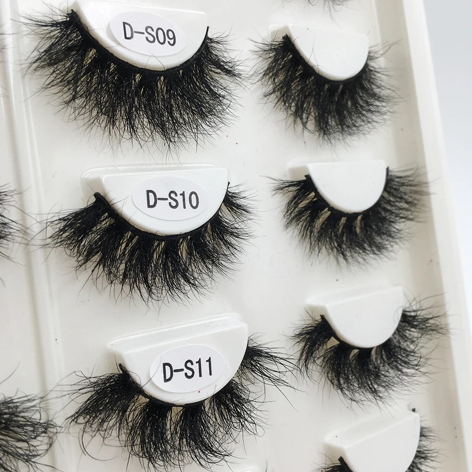 RED SIREN Mink Lashes Real Mink Hair Messy Fluffy Lashes Short Soft Natural Eyelashes Mink Eye Lashes Makeup Mink Eyelashes