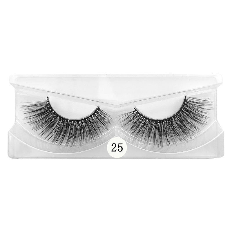 Multi-layer 3d False Eyelashes 1 Pair Set, Natural Volume