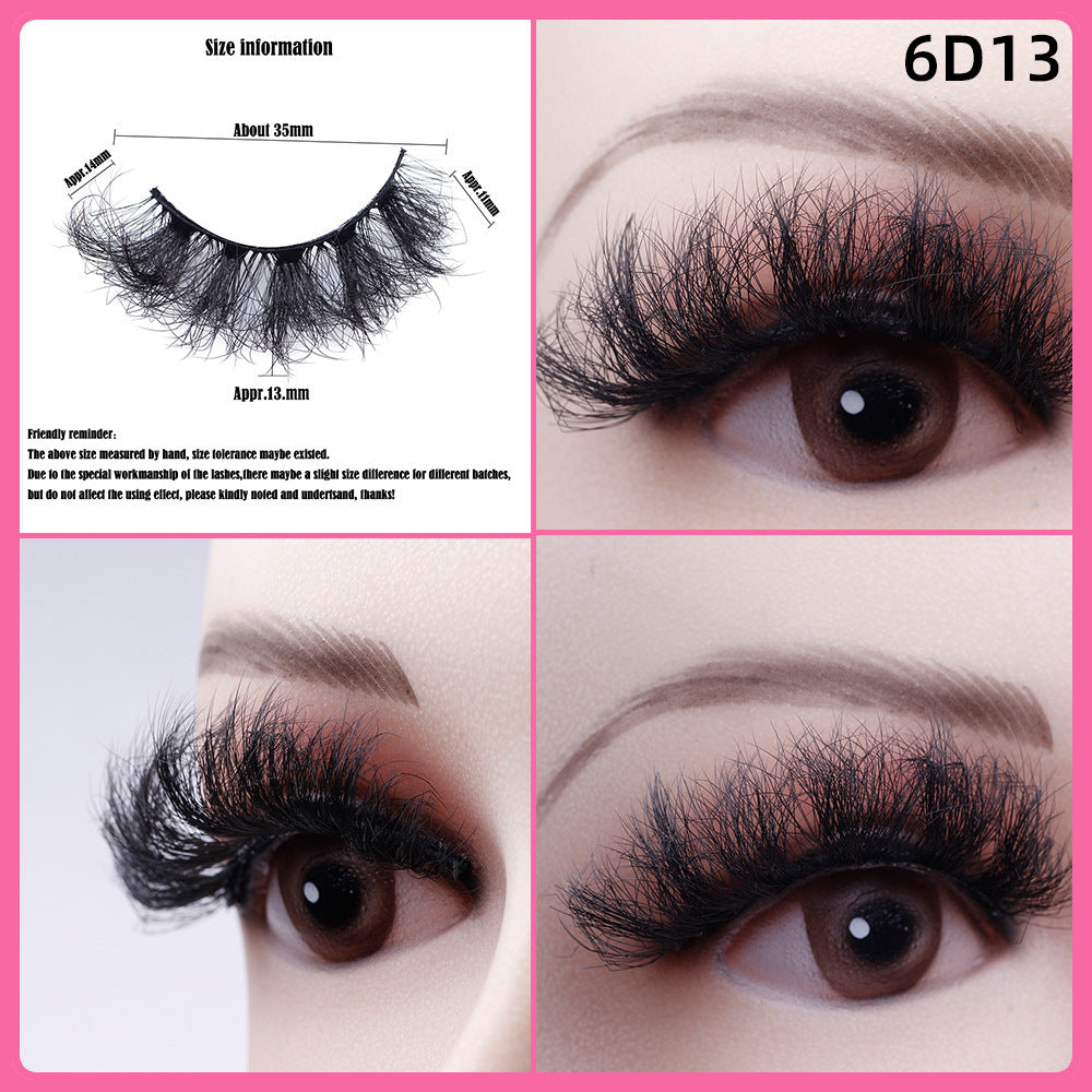 5 Pairs Of Thick False Eyelashes