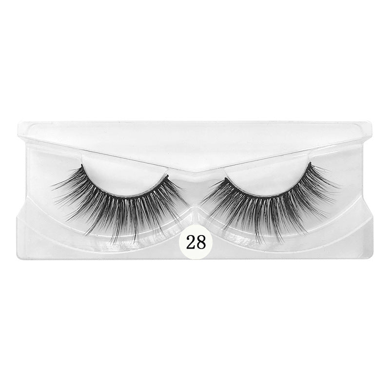 Multi-layer 3d False Eyelashes 1 Pair Set, Natural Volume