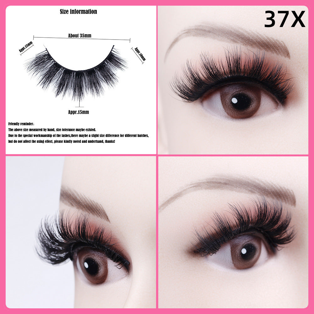 5 Pairs Of Thick False Eyelashes