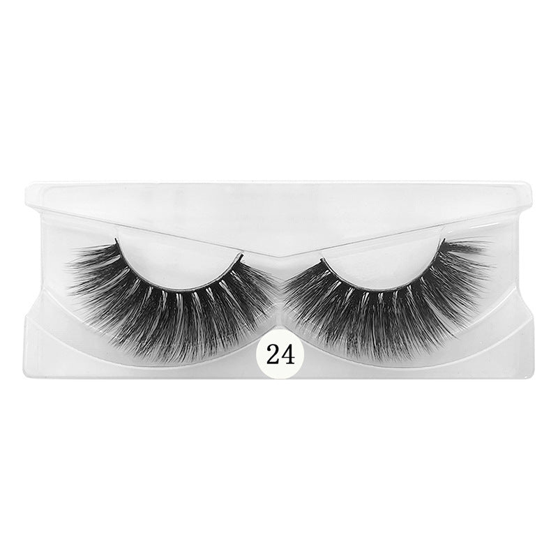 Multi-layer 3d False Eyelashes 1 Pair Set, Natural Volume