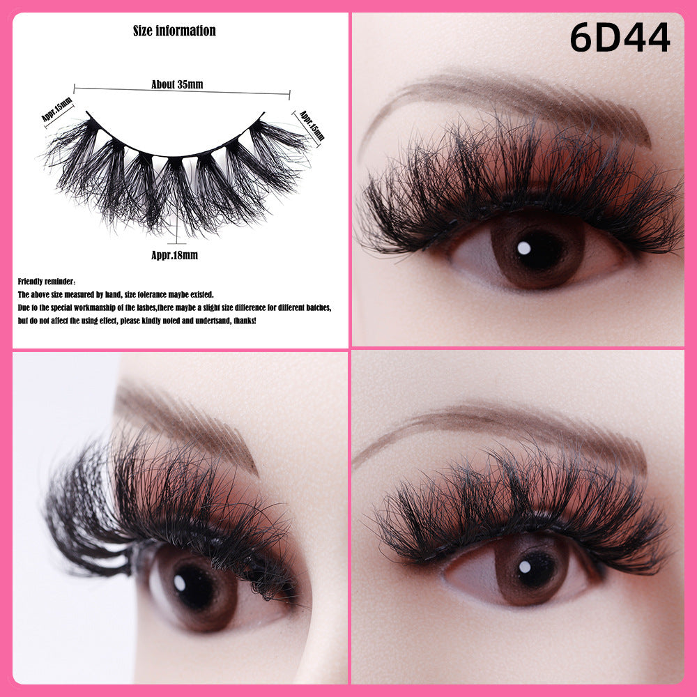 5 Pairs Of Thick False Eyelashes