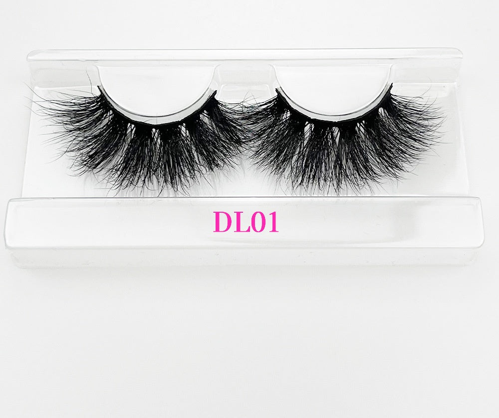 Three-dimensional Multi-layer Eyelashes 25mm3D False Eyelashes Mink Thick Fluffy