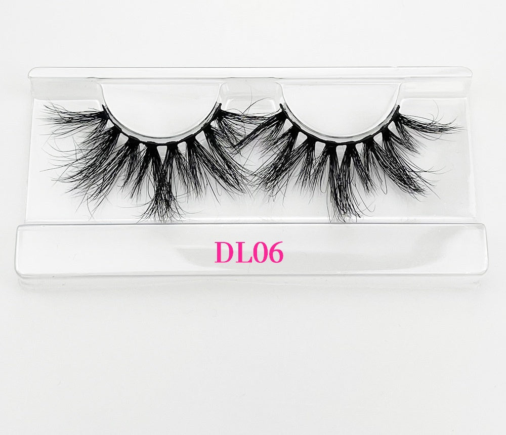 Three-dimensional Multi-layer Eyelashes 25mm3D False Eyelashes Mink Thick Fluffy